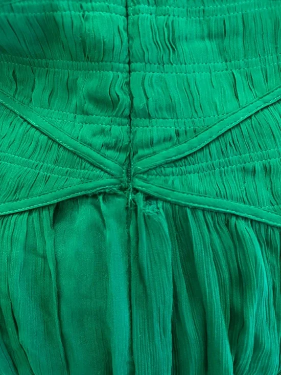 Shona Joy Malina Ruched Bodice Midi Dress - Tree Green - Picture 4 of 5